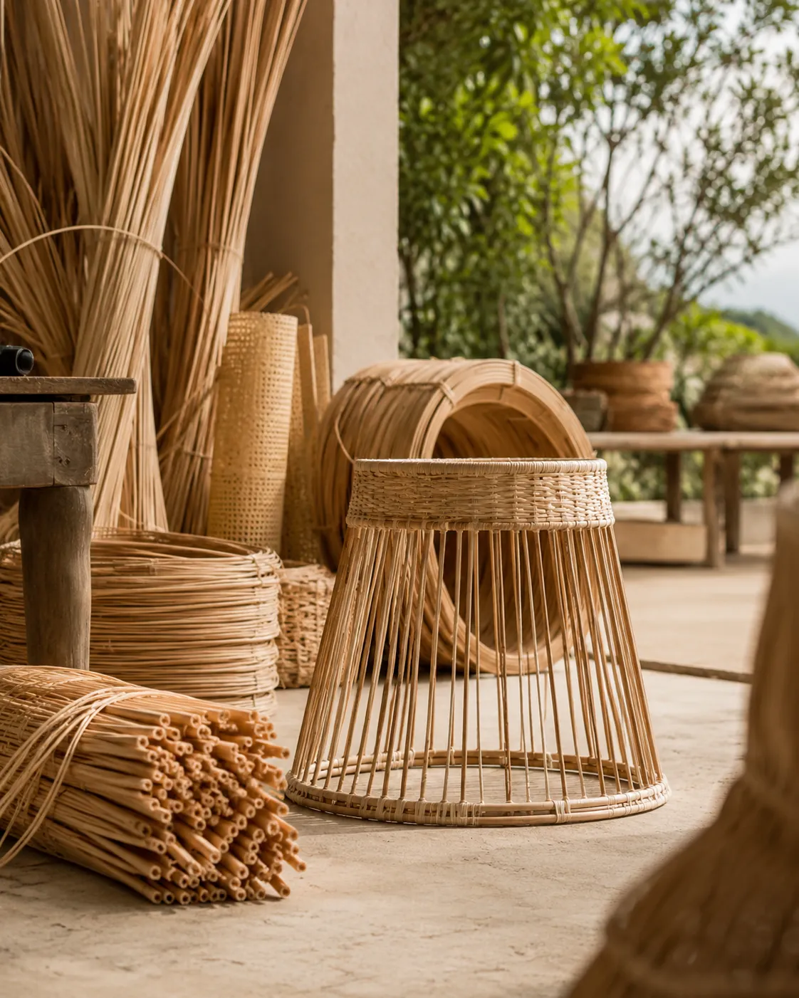 Rattan craftsmanship
